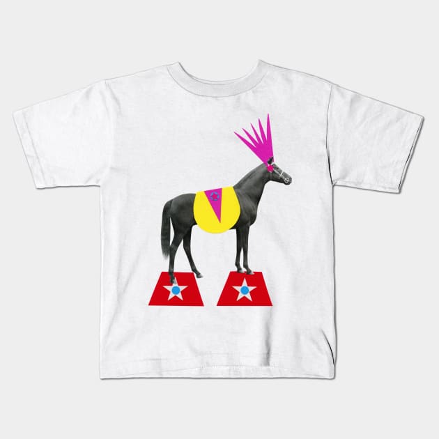 The Fantastic Animal Circus. Part 1 Kids T-Shirt by Cassia